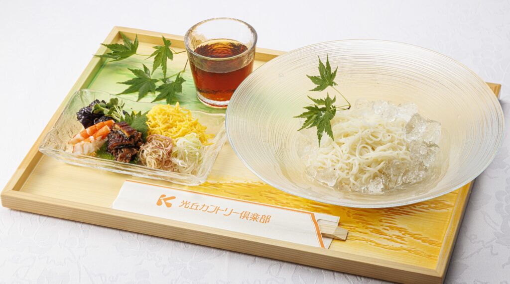涼風彩り素麺