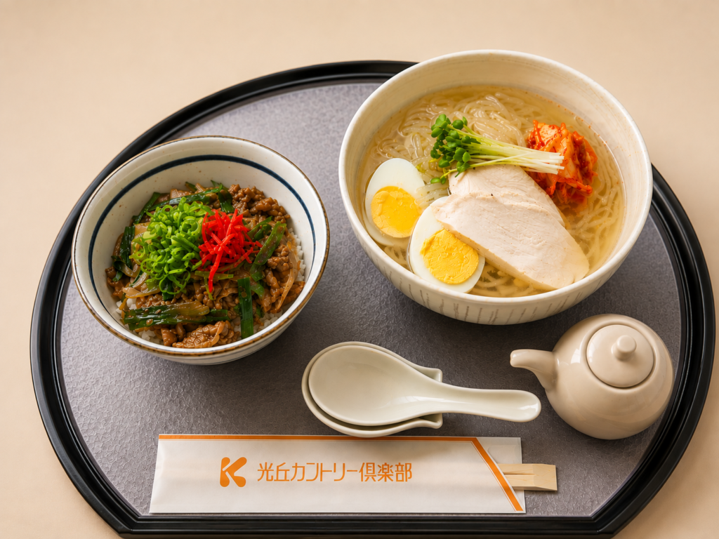 盛岡冷麺と焼肉丼