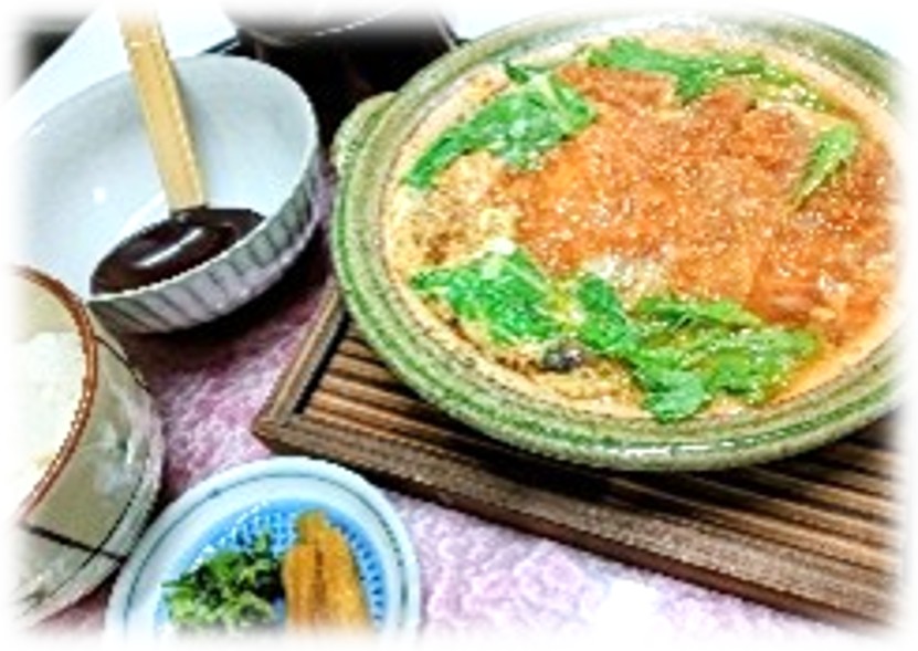 ロースかつとじ御膳