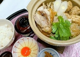 鶏すき焼き膳